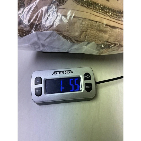 NBD Revolve Tristan Mini Dress XS Sequin Scalloped Hem Bow Delicate Regal Gold - Picture 13 of 13